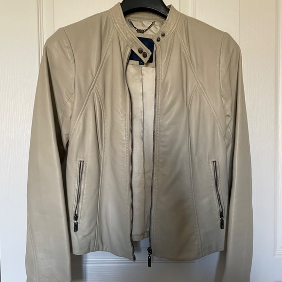 Cole Haan Leather Jacket - Picture 4 of 7
